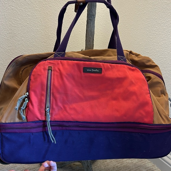 Vera Bradley Rolling duffle - Picture 1 of 5